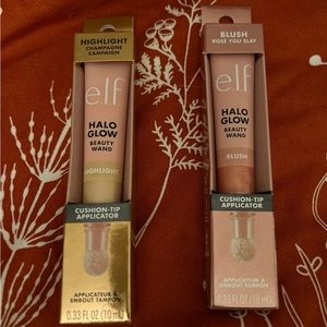 New Elf Halo Glow Makeup Bundle Highlight and Blush